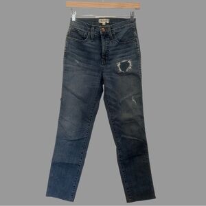 Madewell Stovepipe High Rise Denim Jeans